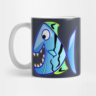 Monster fish fish color Mug